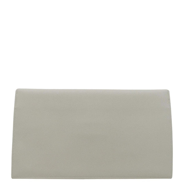 YVES SAINT LAURENT Uptown Envelope Grain De Poudre Leather back look