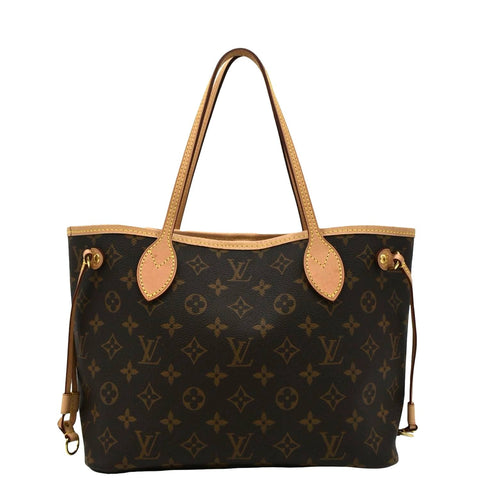 LOUIS VUITTON Neverfull PM Monogram Canvas Tote Bag Fuchsia