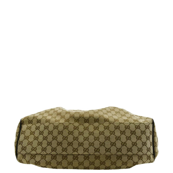 GUCCI Sukey Large GG Monogram Canvas Tote Bag Beige 364840