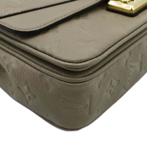 LOUIS VUITTON Marceau PM Monogram Empreinte Leather Shoulder Bag Turtledove