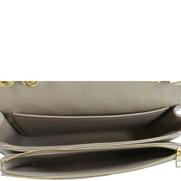 LOUIS VUITTON Marceau PM Monogram Empreinte Leather Shoulder Bag Turtledove