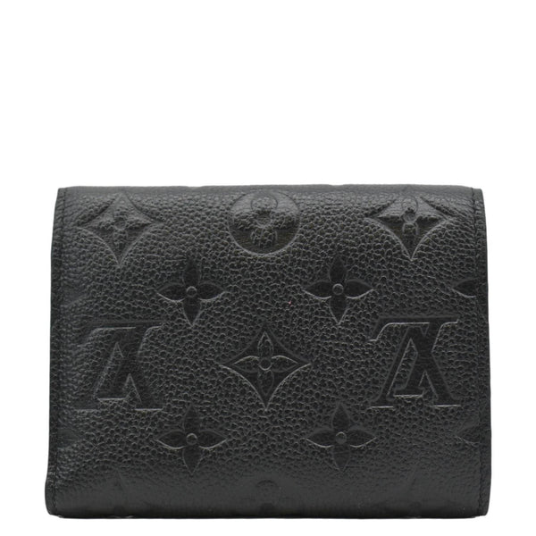 LOUIS VUITTON Victorine Monogram Empreinte Wallet Black
