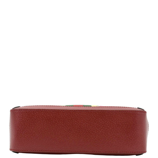 GUCCI Ophidia Flora Web Small Top Handle Bag Red 550622
