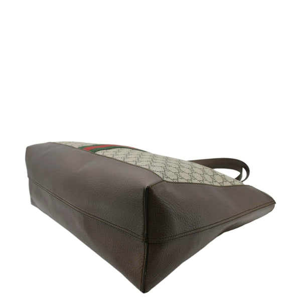 GUCCI Ophidia Soft Medium GG Supreme Tote Shoulder Bag Beige 547947