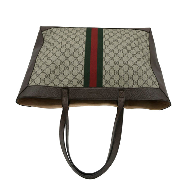 GUCCI Ophidia Soft Medium Shoulder Bag Beige upper look