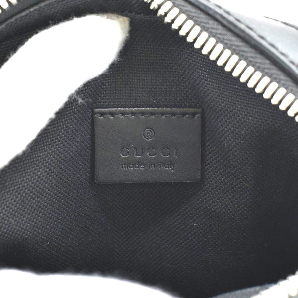 GUCCI GG Supreme Canvas Web Messenger Bag Black 598103