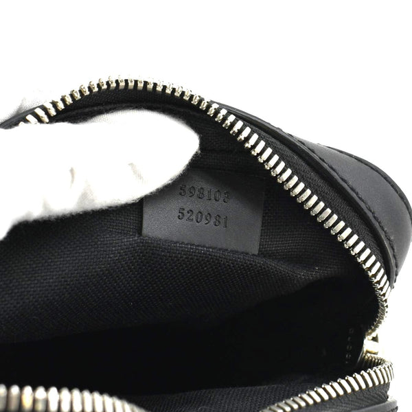 GUCCI GG Supreme Canvas Web Messenger Bag Black 598103