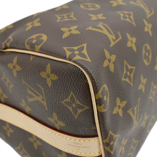 LOUIS VUITTON Speedy 25 Bandouliere Monogram Canvas Shoulder Bag Brown