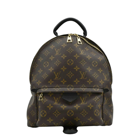 LOUIS VUITTON Palm Springs MM Monogram Canvas Backpack Brown
