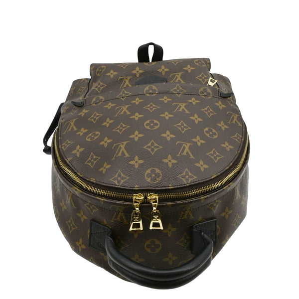 LOUIS VUITTON Palm Springs MM Monogram Canvas Backpack Brown