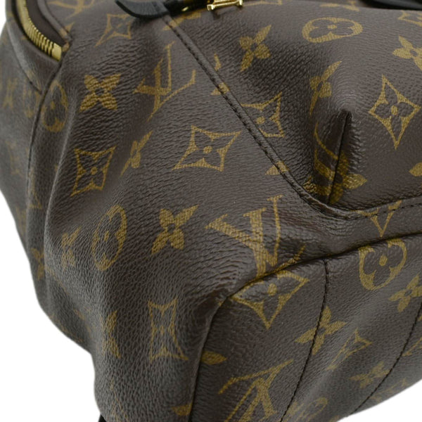 LOUIS VUITTON Palm Springs MM Monogram Canvas Backpack Brown