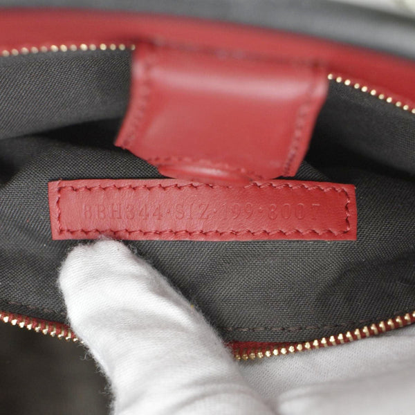 FENDI Runaway Small Leather Tote Bag Red