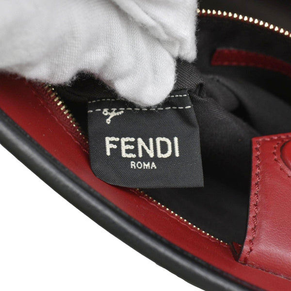 FENDI Runaway Small Leather Tote Bag Red