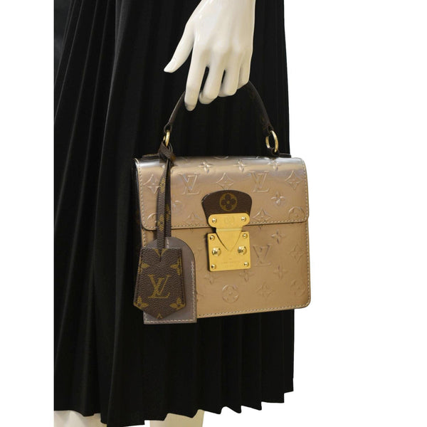 LOUIS VUITTON Spring Street NM Crossbody Bag leather with body view