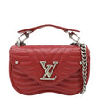 LOUIS VUITTON New Wave Shoulder Bag Red  front side