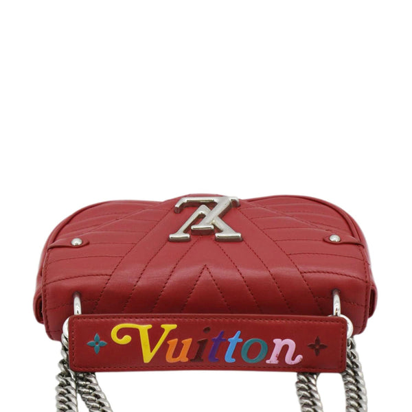 LOUIS VUITTON New Wave Shoulder Bag Red   uppe side