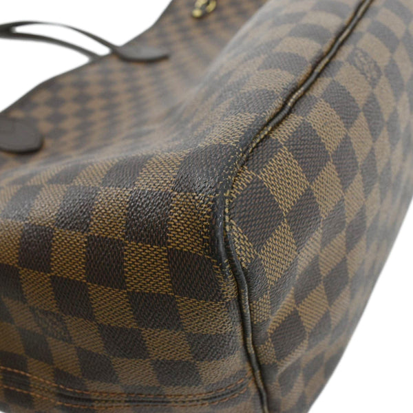 LOUIS VUITTON Neverfull GM Damier Ebene Tote Shoulder Bag Brown