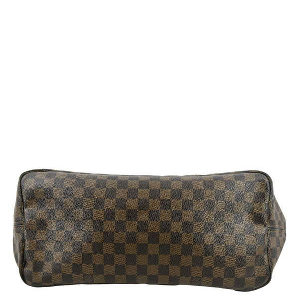 LOUIS VUITTON Neverfull GM Damier Ebene Tote Shoulder Bag Brown