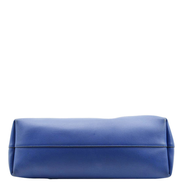 YVES SAINT LAURENT Shopping Leather Tote Bag Blue