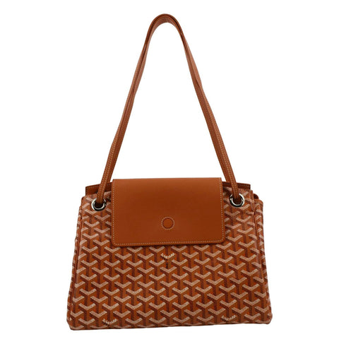 GOYARD Rouette Soft Canvas Shoulder Bag Orange