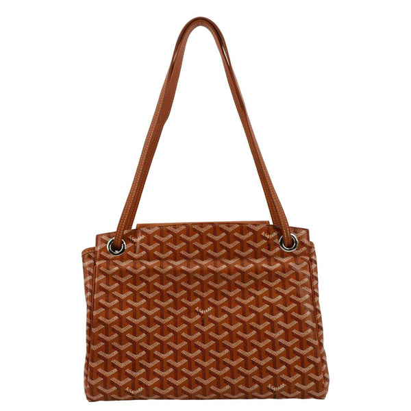 GOYARD Rouette Soft Canvas Shoulder Bag Orange