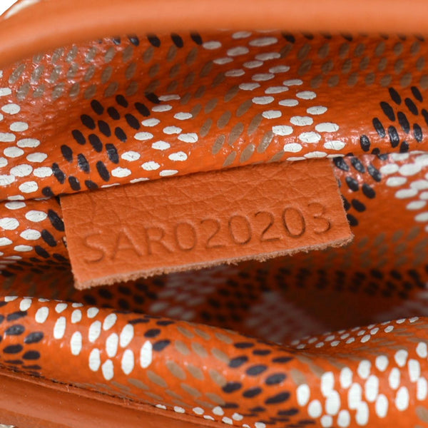 GOYARD Rouette Soft Canvas Shoulder Bag Orange