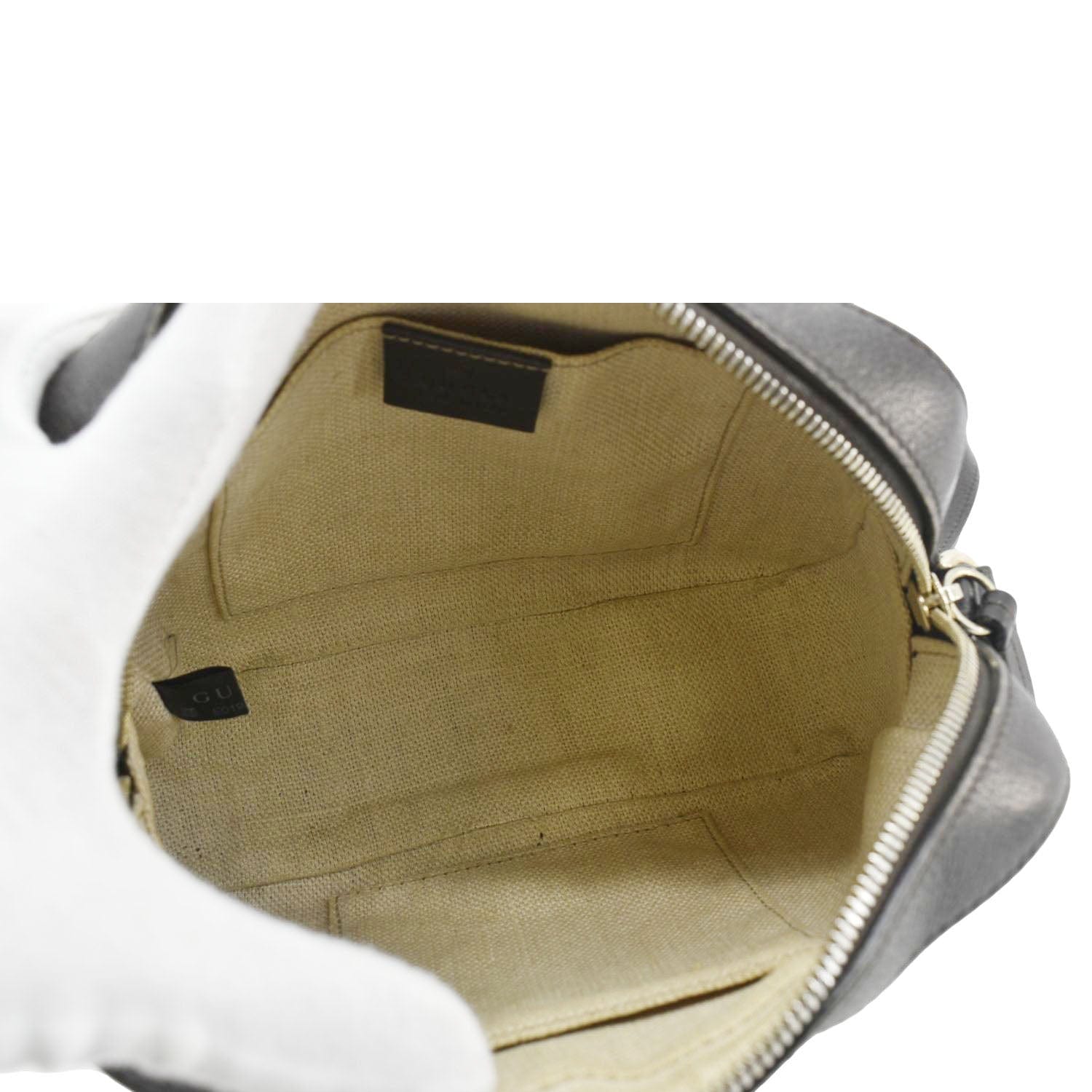 GUCCI Bee Web GG Canvas Camera Beige - Crossbody Bag