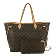 LOUIS VUITTON Neverfull GM Monogram Canvas Tote Bag Brown