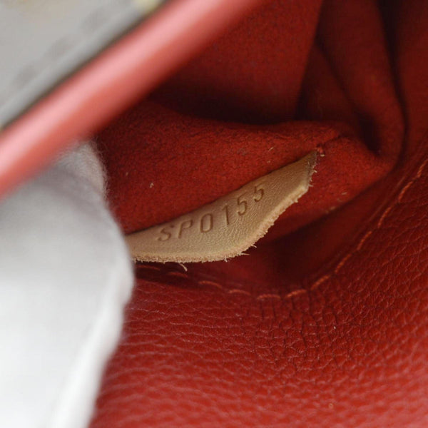 LOUIS VUITTON Pallas BB Monogram Canvas Shoulder Bag Brown