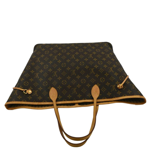 LOUIS VUITTON Neverfull GM Monogram Canvas Tote Bag Brown