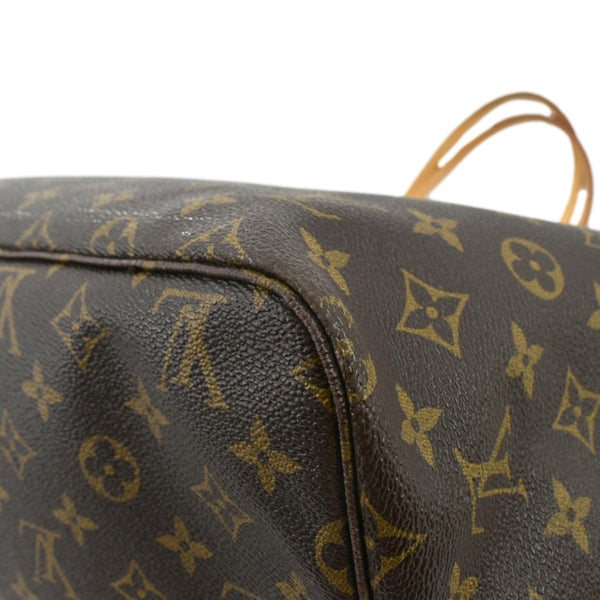 LOUIS VUITTON Neverfull GM Monogram Canvas Tote Bag Brown