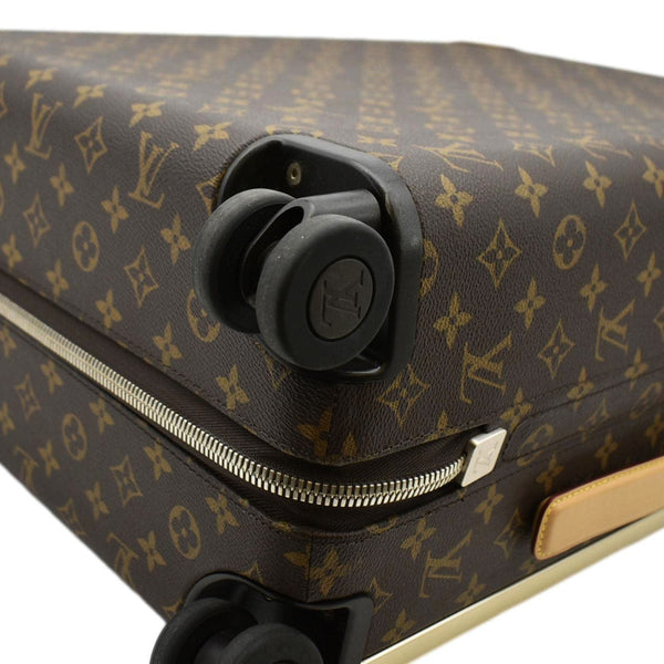 LOUIS VUITTON Horizon 55 Monogram Canvas Rolling Suitcase Brown