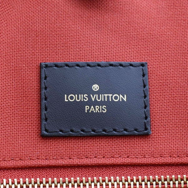 LOUIS VUITTON Onthego GM Giant Monogram Canvas Tote Shoulder Bag Brown