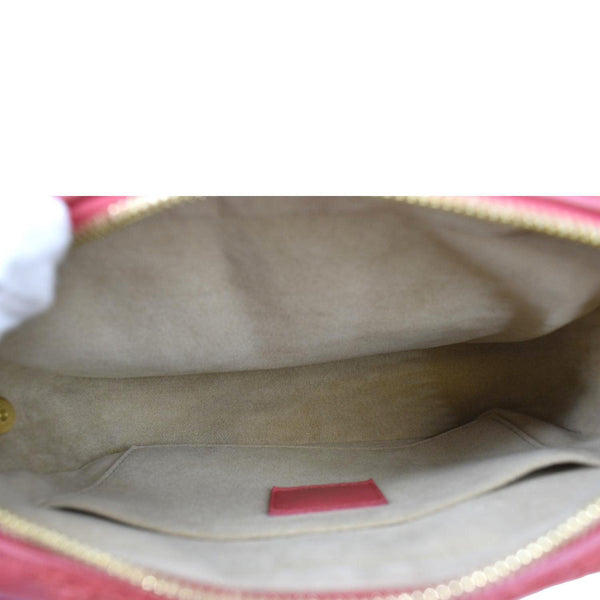 LOUIS VUITTON Troca MM Damier Lambskin Leather Shoulder Bag Pink