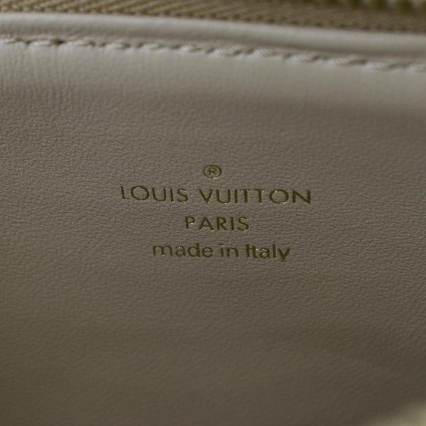 LOUIS VUITTON Coussin BB Monogram Embossed Leather Shoulder Bag Gold