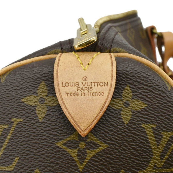 LOUIS VUITTON Keepall 45 Monogram Canvas Travel Bag Brown