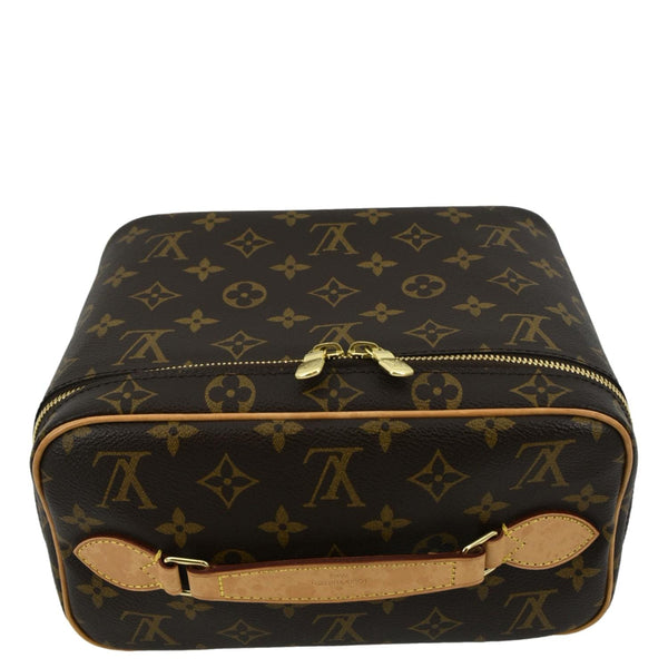 LOUIS VUITTON Nice BB Toiletry Monogram Canvas Vanity Case Brown