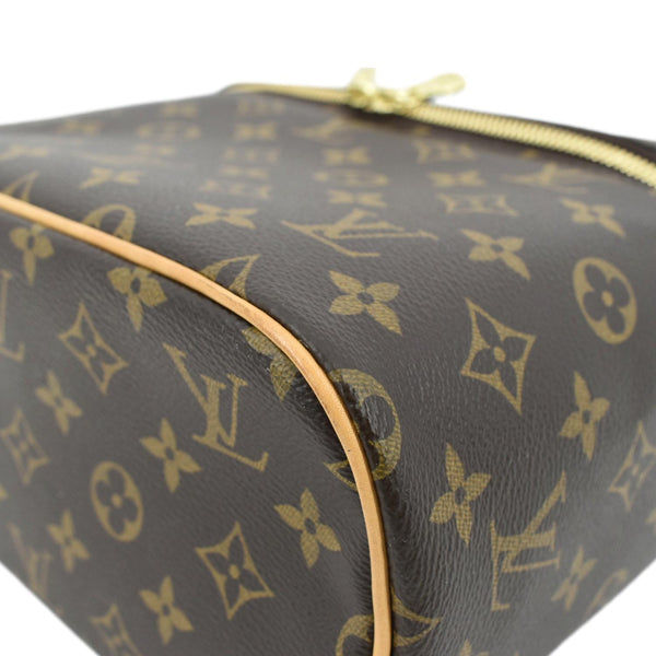 LOUIS VUITTON Nice BB Toiletry Monogram Canvas Vanity Case Brown