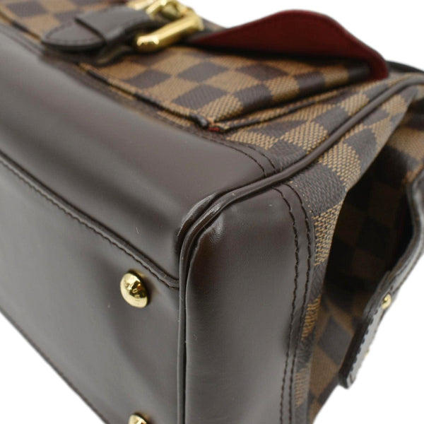 LOUIS VUITTON Knightsbridge Damier Ebene Satchel Bag Brown