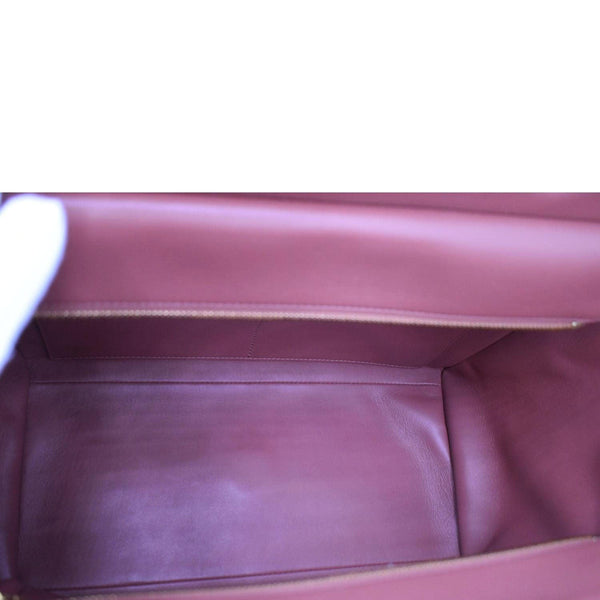 VALENTINO GARAVANI One Stud Large Nappa leather Tote Bag Chestnut Brown
