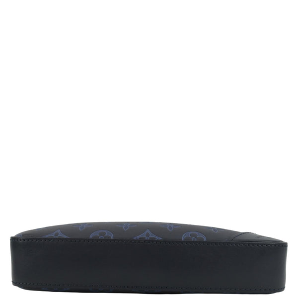 LOUIS VUITTON Trio Monogram Shadow Messenger Bag Blue