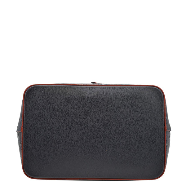 LOUIS VUITTON NeoNoe Monogram Empreinte Leather Shoulder Bag Navy Blue