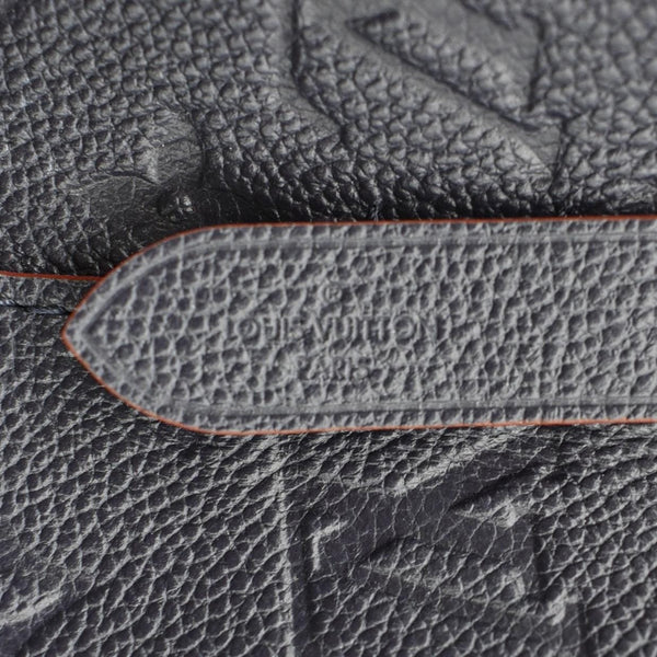 LOUIS VUITTON NeoNoe Monogram Empreinte Leather Shoulder Bag Navy Blue