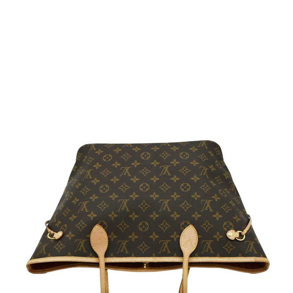 LOUIS VUITTON Neverfull MM Tote Bag Brown  upper side