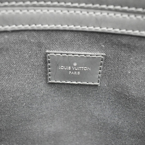 LOUIS VUITTON Keepall 55 Bandouliere Damier Cobalt Travel Bag Black