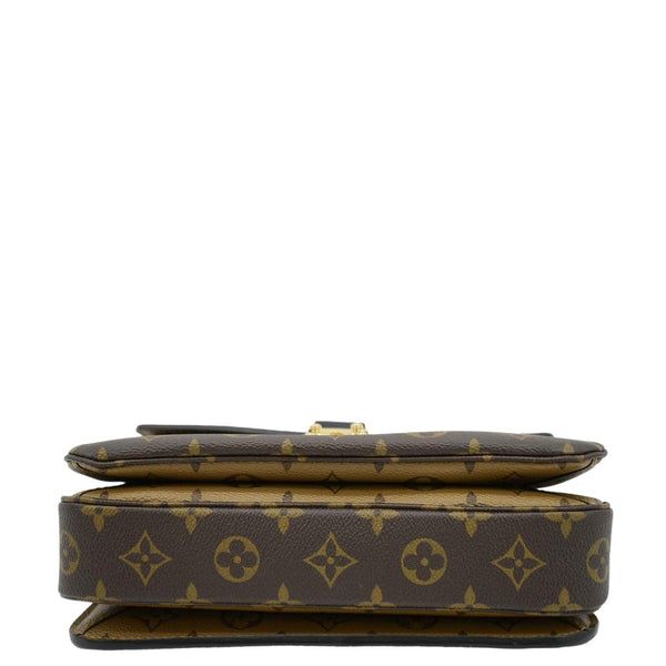 LOUIS VUITTON Metis Pochette Reverse Monogram Canvas Crossbody Bag Brown