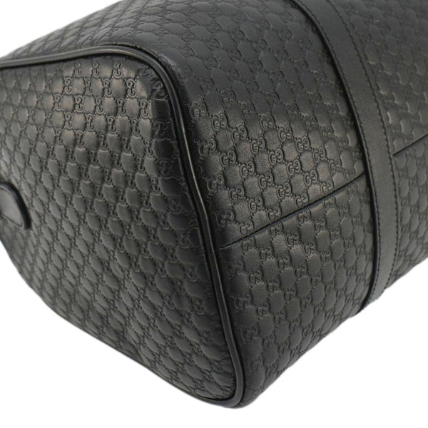 GUCCI  GG Microguccissima Boston Travel Bag Black 449646