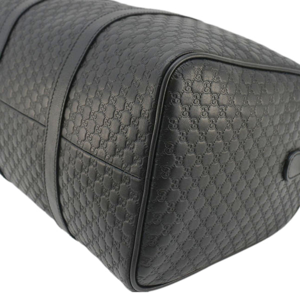 GUCCI  GG Microguccissima Boston Travel Bag Black 449646