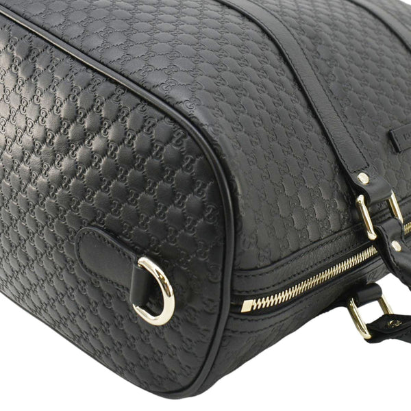 GUCCI  GG Microguccissima Boston Travel Bag Black 449646
