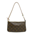 LOUIS VUITTON Pochette Monogram Canvas Accessoires Pouch Brown